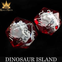 DNDDICEWHOLESALE.COM - Dinosaur Island - 11 Dice Set
