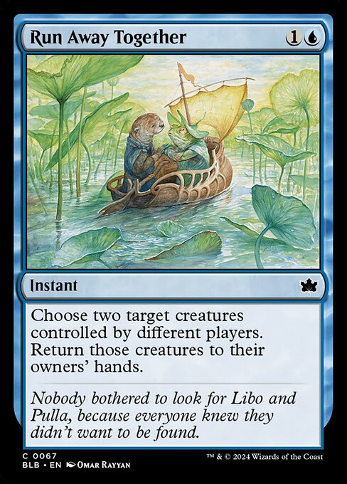 Run Away Together - Bloomburrow (BLB) #67 [Foil]