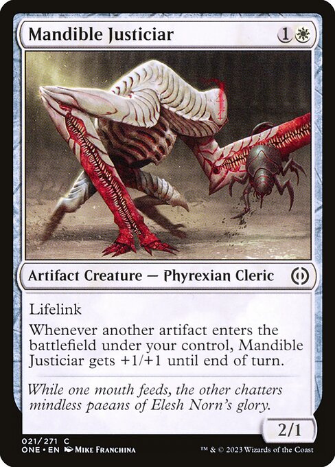 Mandible Justiciar - Phyrexia: All Will Be One () #21