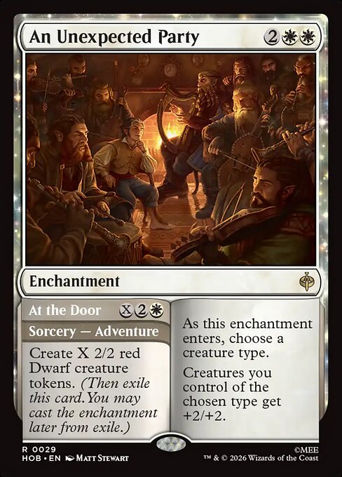An Unexpected Party // At the Door - The Hobbit (hob) #29 [Foil] [Foil]
