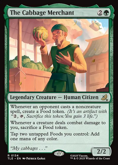 The Cabbage Merchant - Avatar: The Last Airbender Eternal () #134 [Foil] [Foil]