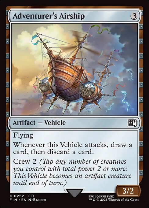 Adventurer's Airship - Final Fantasy (FIN) #252 [Foil] [Foil]