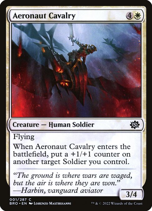 Aeronaut Cavalry - The Brothers' War () #1 [Foil] [Foil]