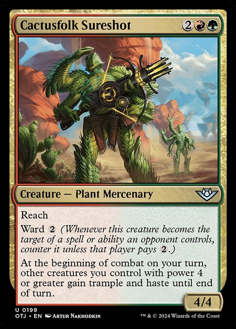 Cactusfolk Sureshot - Outlaws of Thunder Junction () #199