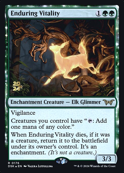 Enduring Vitality - Duskmourn: House of Horror Promos (PDSK) #176s