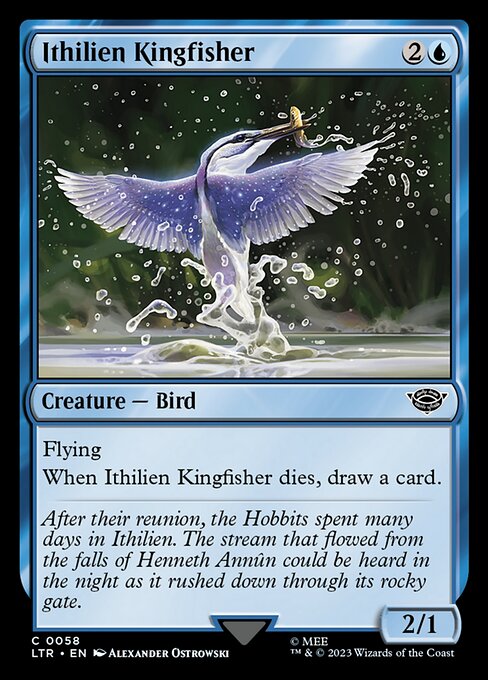 Ithilien Kingfisher - The Lord of the Rings: Tales of Middle-earth (ltr) #58 [Foil] [Foil]
