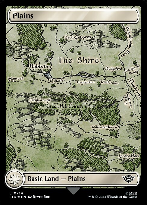 Plains - The Lord of the Rings: Tales of Middle-earth (LTR) #714 [Alt Art] [Foil]