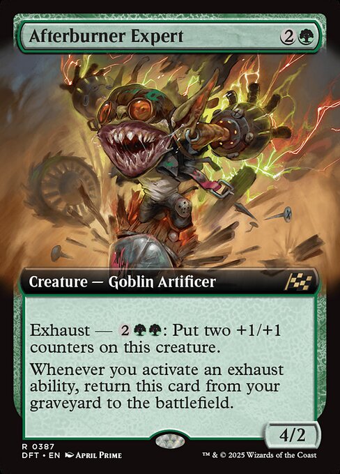 Afterburner Expert - Aetherdrift () #387 [Foil] [Foil]