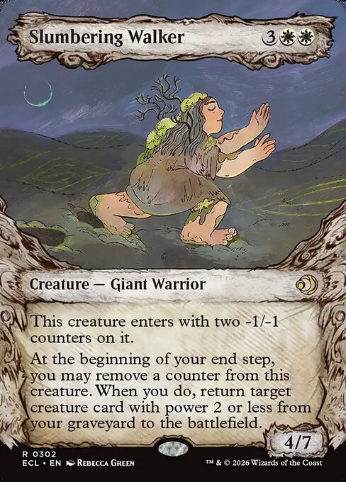 Slumbering Walker - Lorwyn Eclipsed (ecl) #302 [Foil] [Foil]