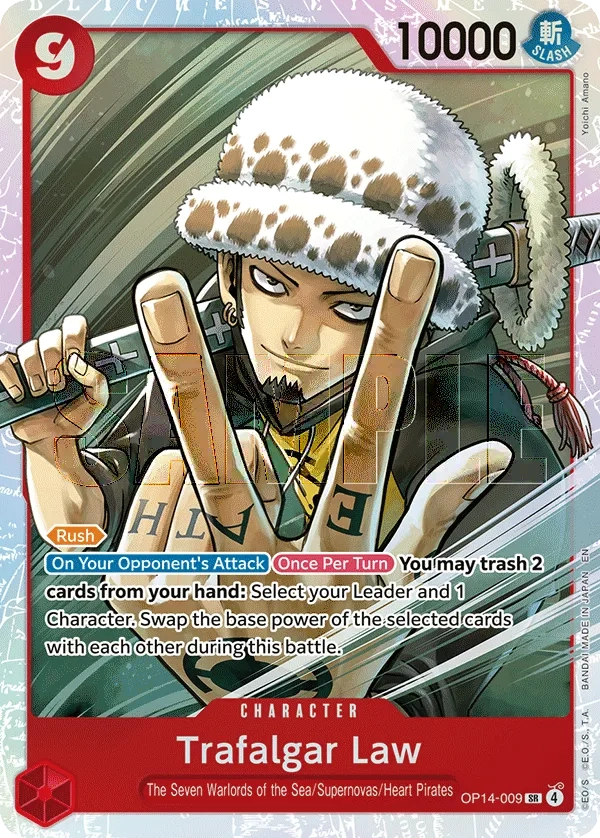 Trafalgar Law - THE AZURE SEA’S SEVEN- [OP14-EB04] (OP14-009) #009