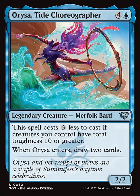 Orysa, Tide Choreographer - Secrets of Strixhaven () #62 [Foil] [Foil]