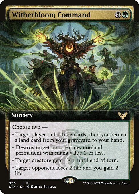 Witherbloom Command - Strixhaven: School of Mages (STX) #356 [Foil] [Foil]