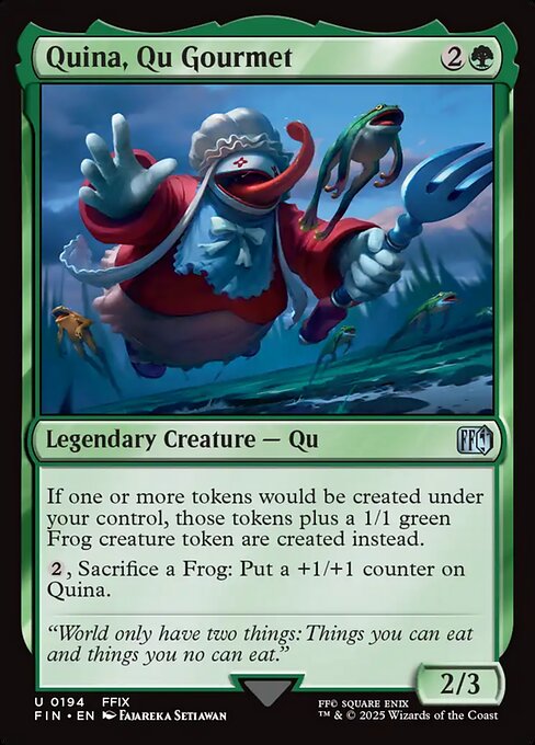 Quina, Qu Gourmet - Final Fantasy (FIN) #194 [Foil] [Foil]
