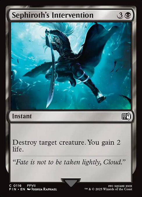 Sephiroth's Intervention - Final Fantasy (FIN) #116 [Foil] [Foil]