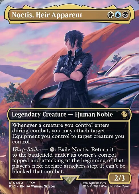 Noctis, Heir Apparent - Final Fantasy Commander () #460 [Foil] [Foil]
