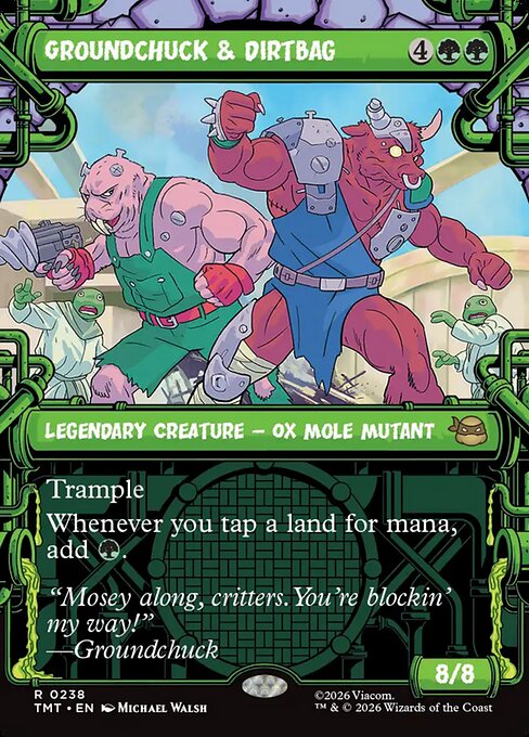 Groundchuck & Dirtbag - Teenage Mutant Ninja Turtles () #238 [Foil] [Foil]