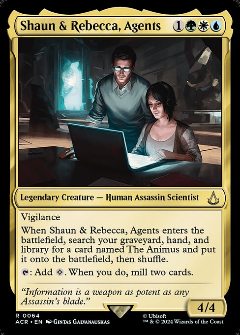 Shaun & Rebecca, Agents - Assassin's Creed () #64