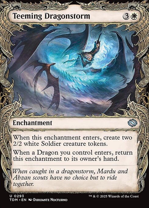 Teeming Dragonstorm - Tarkir: Dragonstorm () #293 [Foil] [Foil]