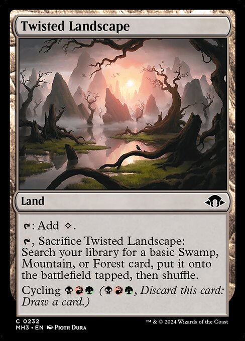 Twisted Landscape - Modern Horizons 3 (MH3) #232 [Foil] [Foil]