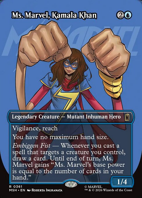 Ms. Marvel, Kamala Khan - Marvel Super Heroes () #361 [Foil] [Foil]