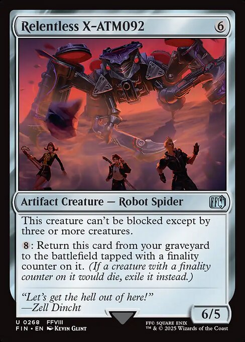 Relentless X-ATM092 - Final Fantasy (FIN) #268 [Foil] [Foil]