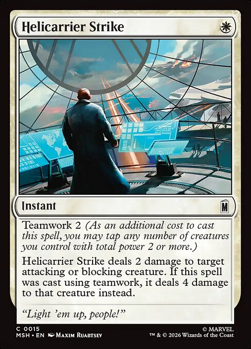 Helicarrier Strike - Marvel Super Heroes () #15 [Foil] [Foil]