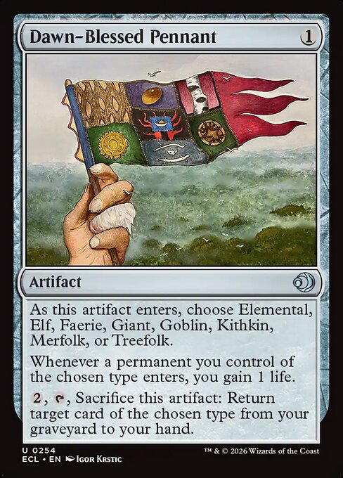 Dawn-Blessed Pennant - Lorwyn Eclipsed (ecl) #254