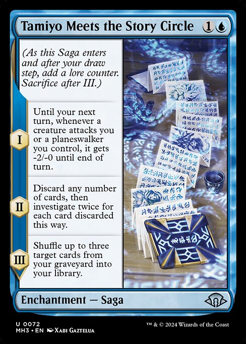 Tamiyo Meets the Story Circle - Modern Horizons 3 (mh3) #72 [Foil] [Foil]