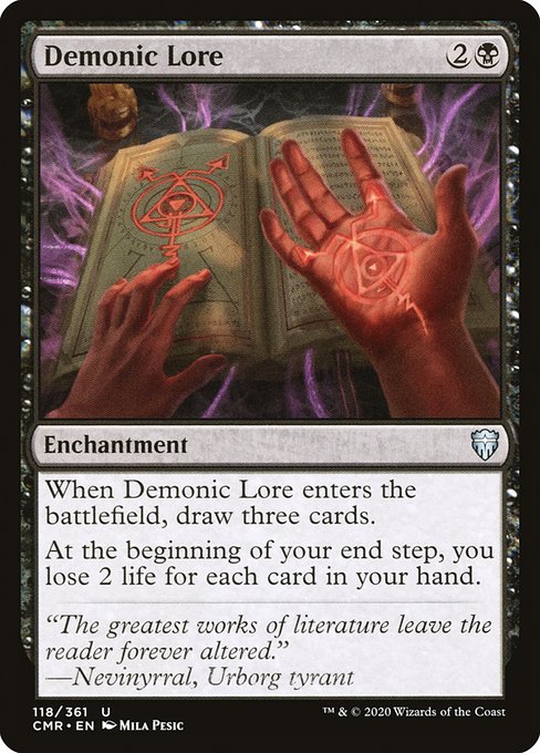 Demonic Lore - Commander Legends () #118
