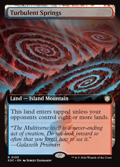 Turbulent Springs - Secrets of Strixhaven Commander () #105