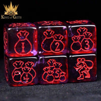 DNDDICEWHOLESALE.COM - Rogue's Rendezvous - 11 Dice Set