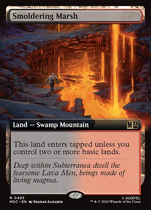 Smoldering Marsh - Marvel Super Heroes Commander () #493