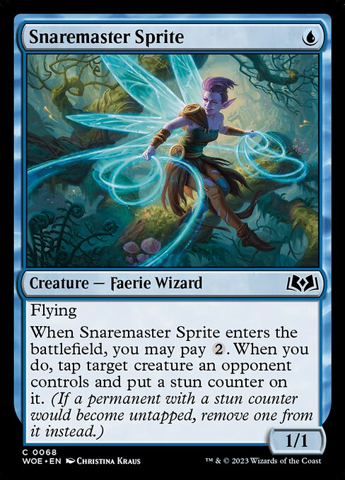 Snaremaster Sprite - Wilds of Eldraine () #68 [Foil] [Foil]