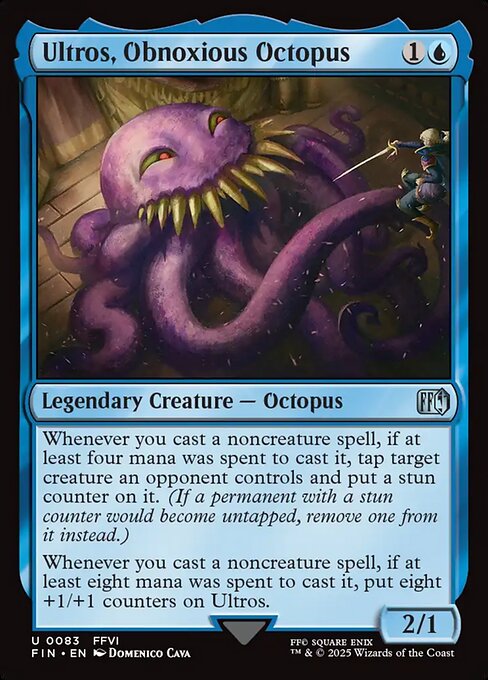 Ultros, Obnoxious Octopus - Final Fantasy (FIN) #83 [Foil] [Foil]