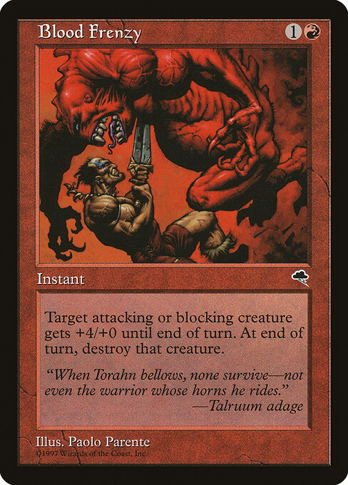 Blood Frenzy - Tempest (TMP) #164