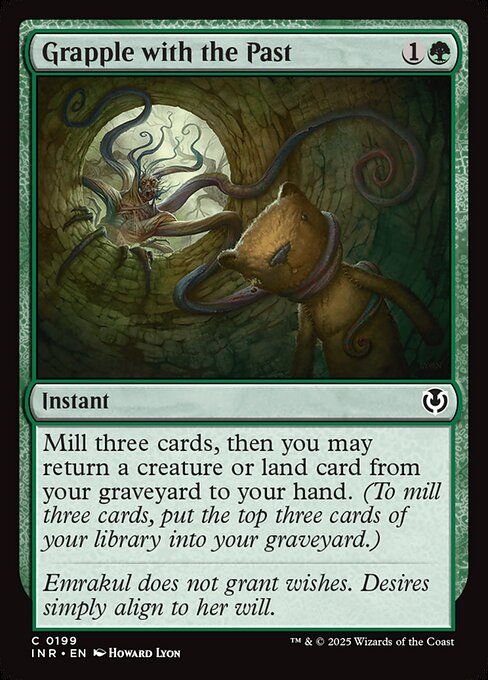 Grapple with the Past - Innistrad Remastered (inr) #199 [Foil] [Foil]