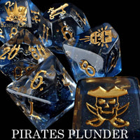 DNDDICEWHOLESALE.COM - Pirates Plunder - 11 Dice Set