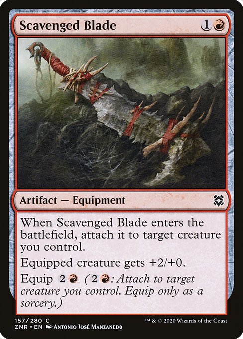 Scavenged Blade - Zendikar Rising () #157