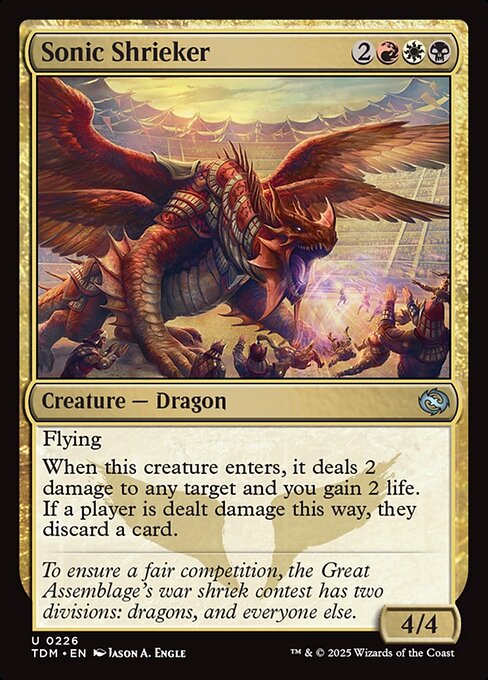 Sonic Shrieker - Tarkir: Dragonstorm () #226