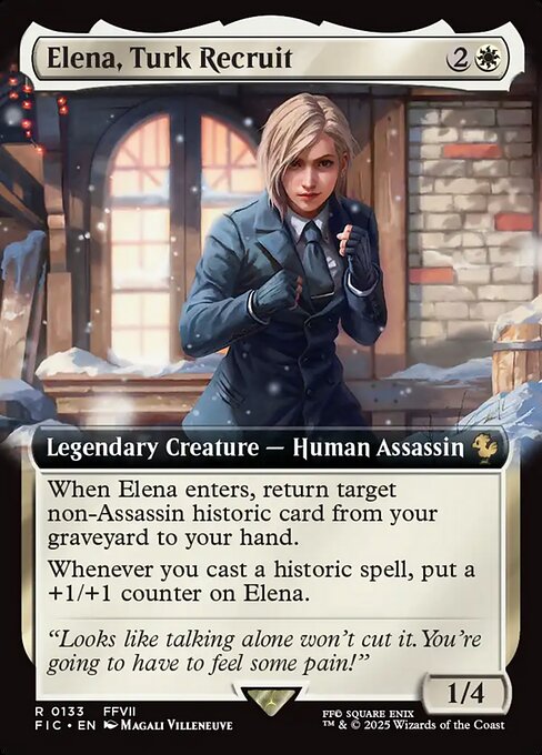 Elena, Turk Recruit - Final Fantasy Commander () #133