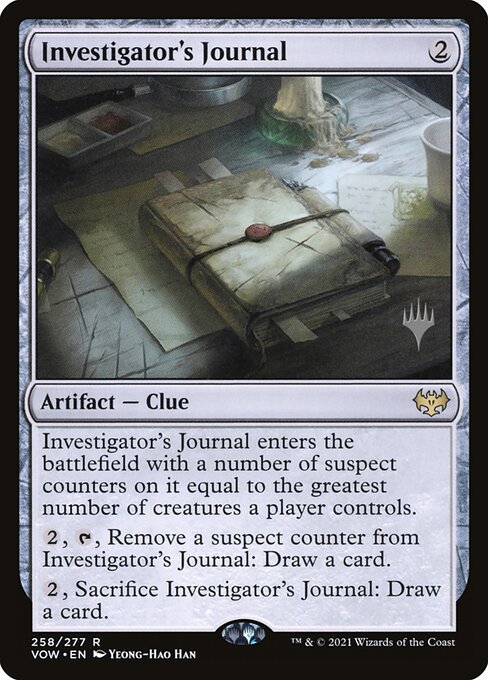 Investigator's Journal - Innistrad: Crimson Vow Promos (PVOW) #258p