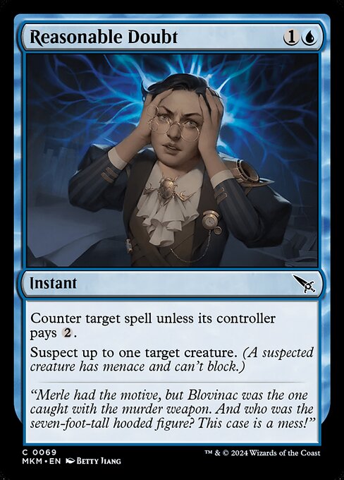 Reasonable Doubt - Murders at Karlov Manor (MKM) #69 [Foil] [Foil]