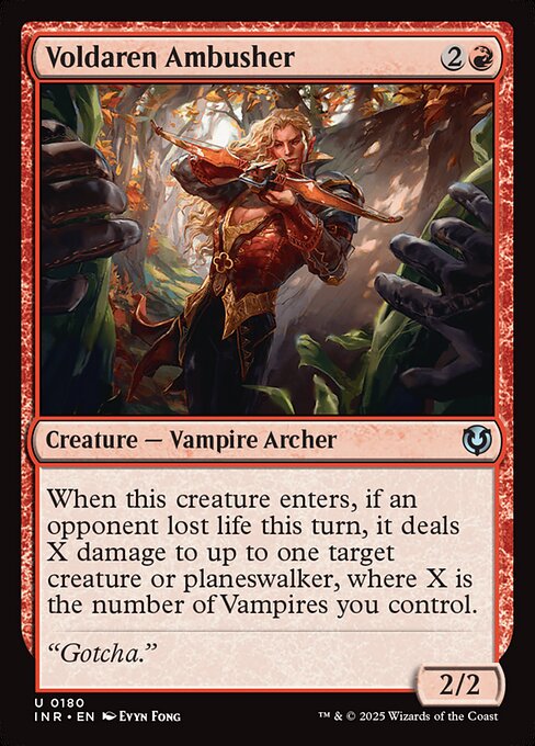 Voldaren Ambusher - Innistrad Remastered (inr) #180 [Foil] [Foil]