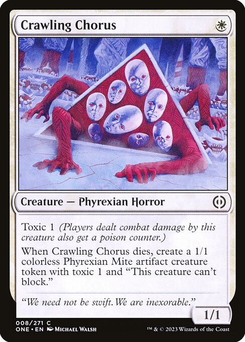 Crawling Chorus - Phyrexia: All Will Be One () #8