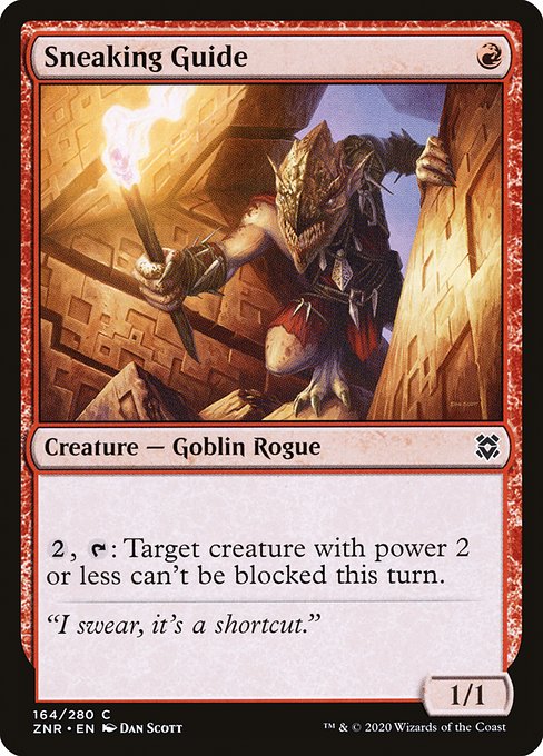 Sneaking Guide - Zendikar Rising () #164