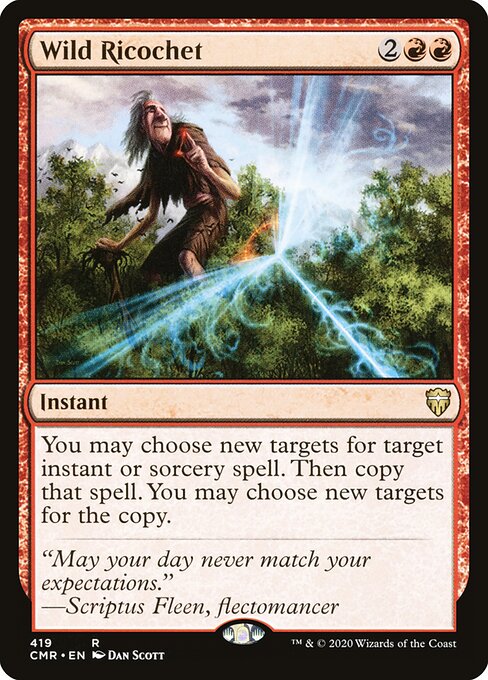 Wild Ricochet - Commander Legends (CMR) #419