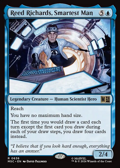 Reed Richards, Smartest Man - Marvel Super Heroes Commander () #636 [Foil] [Foil]