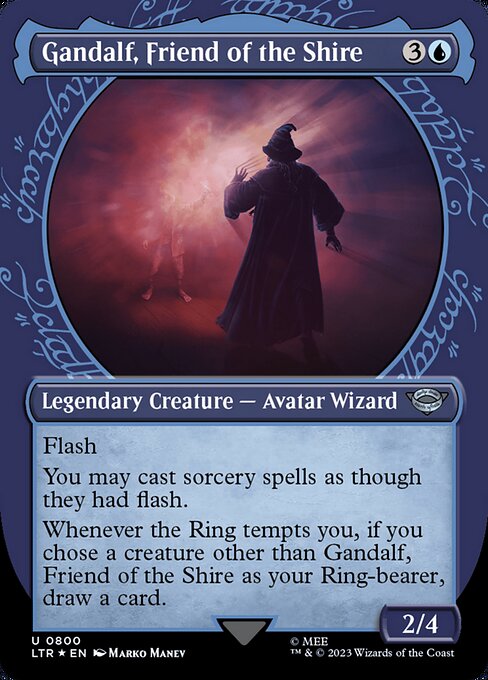 Gandalf, Friend of the Shire - The Lord of the Rings: Tales of Middle-earth (LTR) #800 [Foil] [Foil]