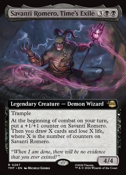 Savanti Romero, Time's Exile - Teenage Mutant Ninja Turtles () #267 [Foil] [Foil]