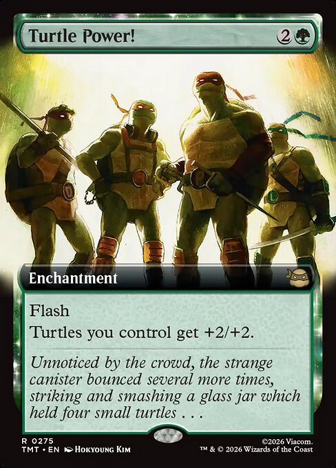 Turtle Power! - Teenage Mutant Ninja Turtles () #275 [Foil] [Foil]